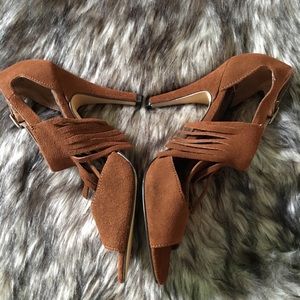 Steven by Steve Madden 4” Fringe Heels Sz 7-1/2